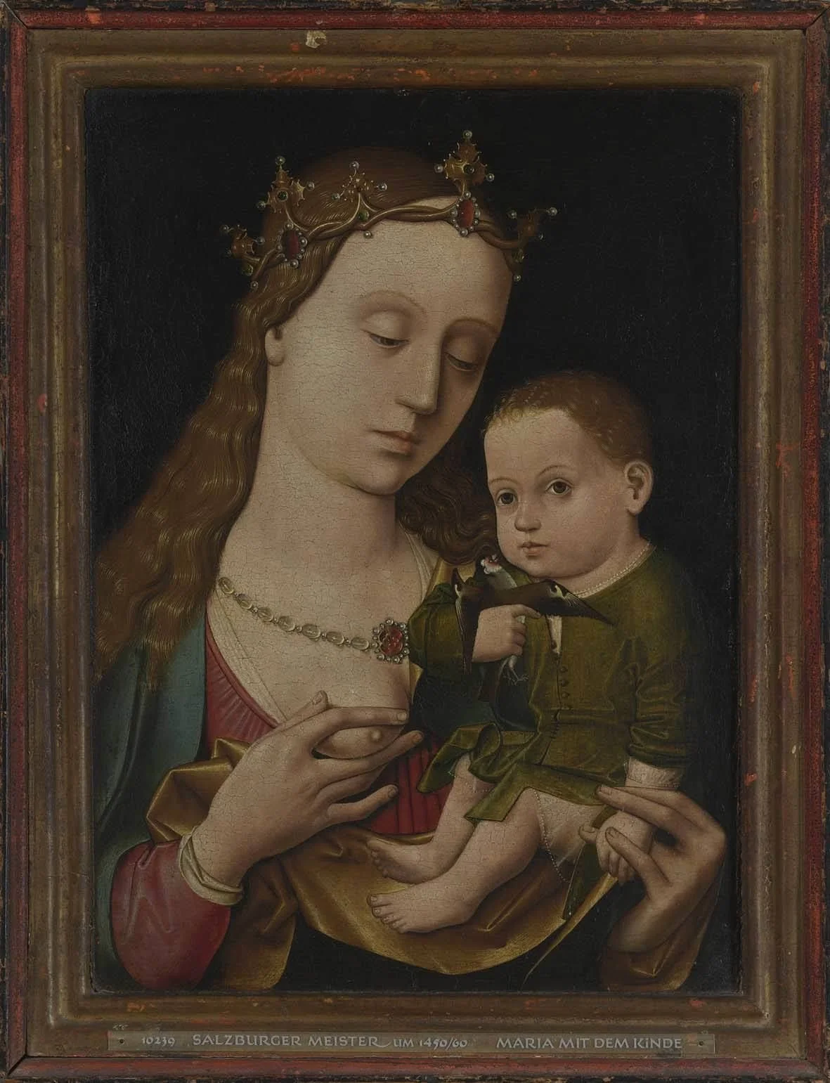 Maria mit Kind, detail