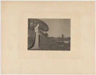 Carmosine (projet de programme), by Maurice Dumont, ink, 1895