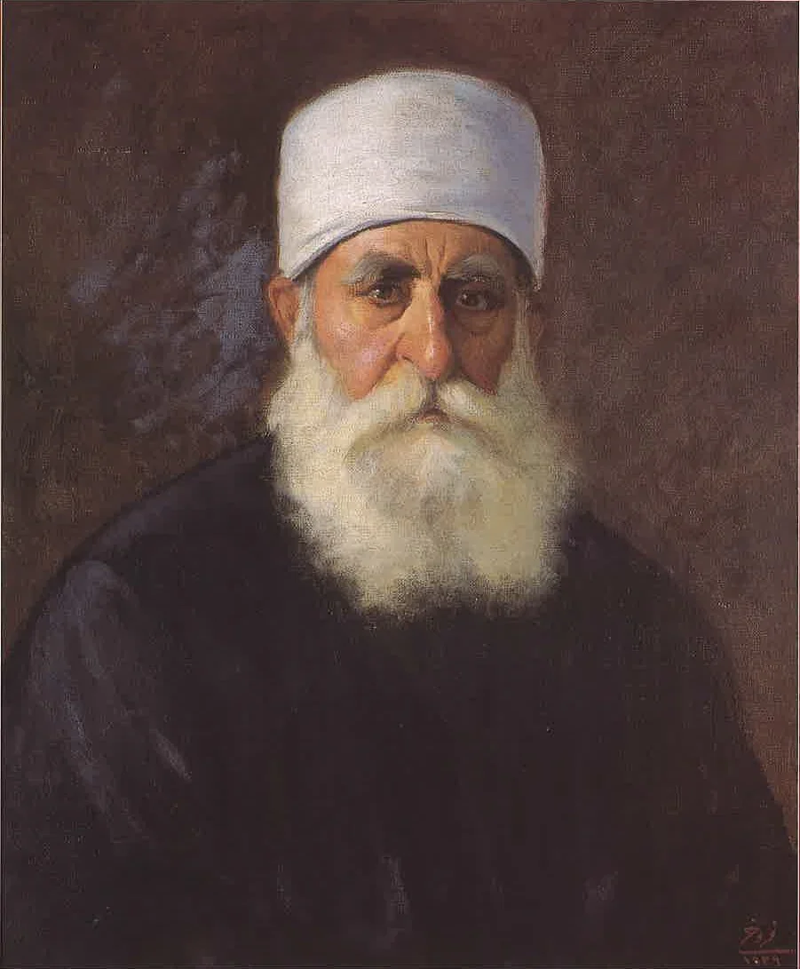 Portrait of Sheikh Saïd Hamdane, detail