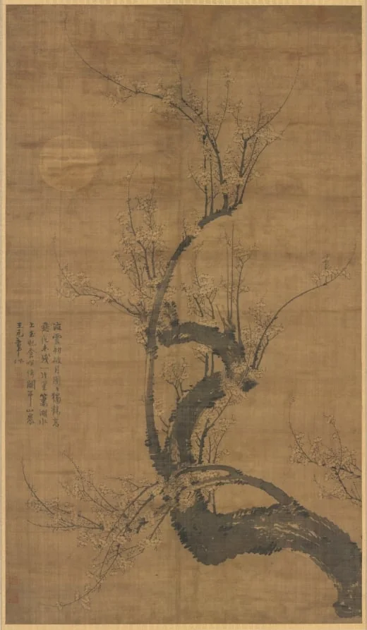 A Prunus in the Moonlight, detail