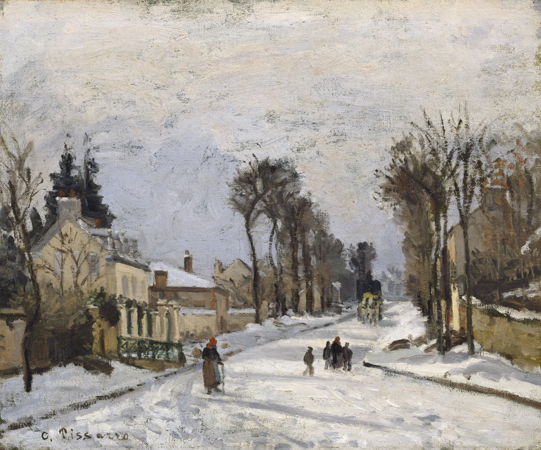Route to Versailles, Louveciennes, detail