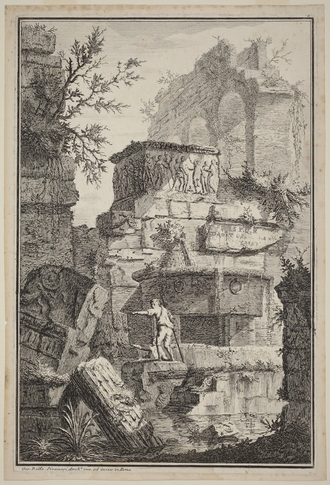 Rovine d' antichi Edifizj, detail