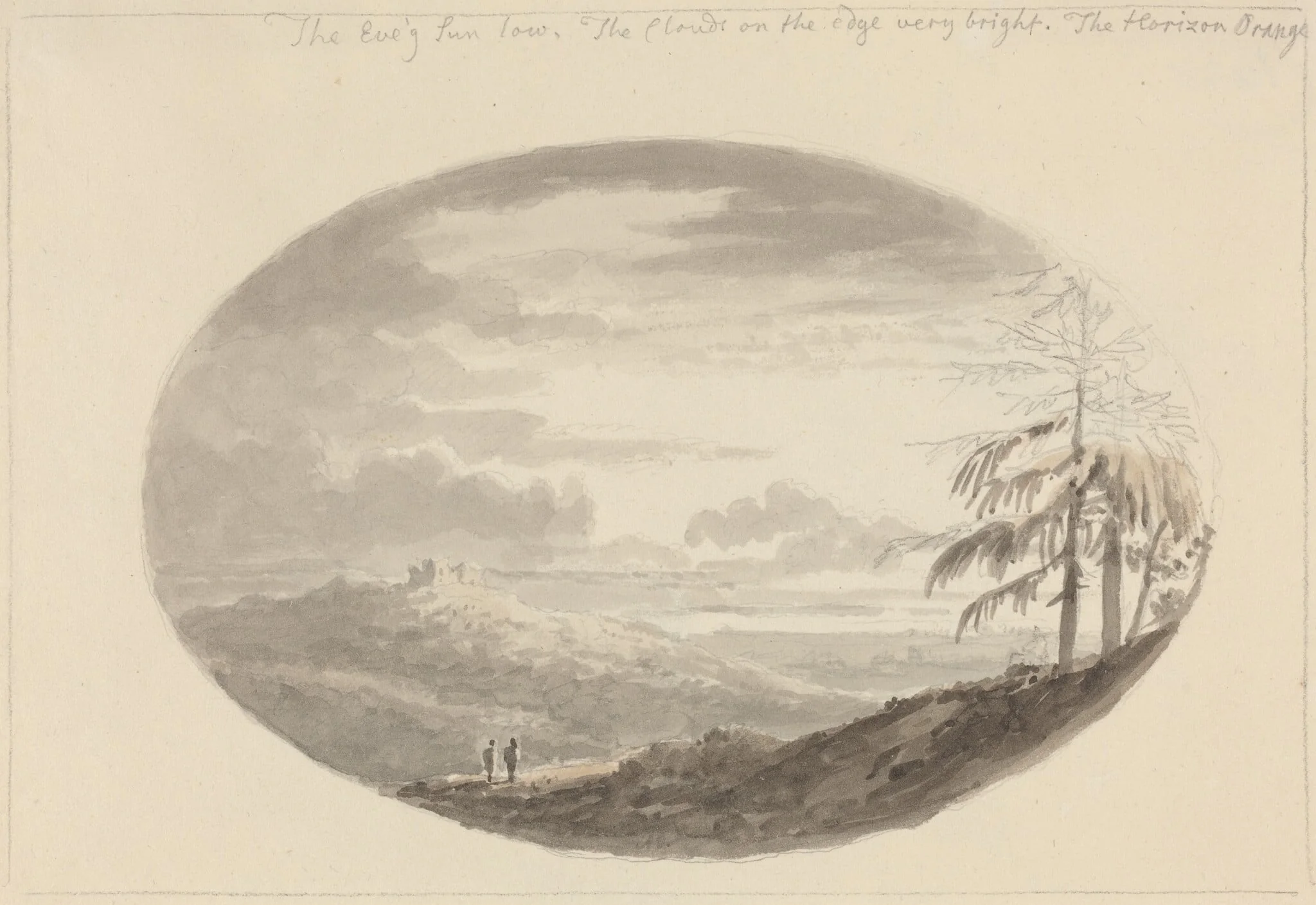 Sunset over the Valley, detail