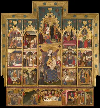 Altarpiece of the Virgin, by Jaume Serra, unspecified, 1393