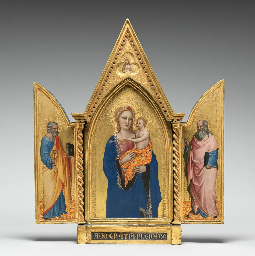 Saint John the Evangelist [right panel], by Nardo di Cione, tempera, 1360