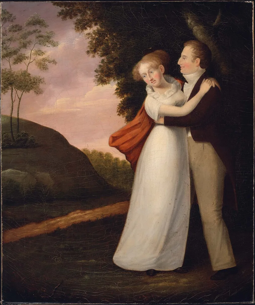 The Frightened Girl, by Cephas Thompson, oil, 1810
