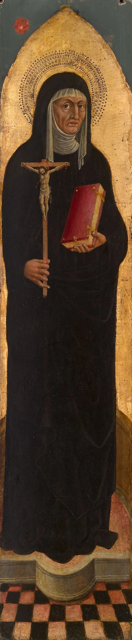 Saint Monica from an Augustinian altarpiece, detail