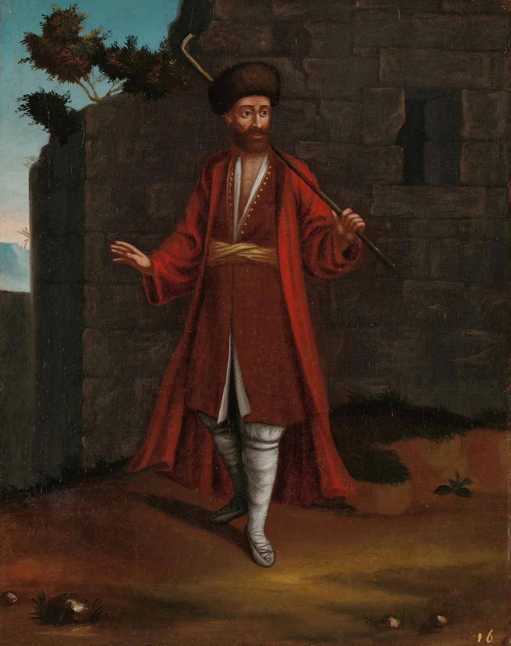 Man from the Bulgarian Coast, by Jean Baptiste Vanmour, oil, 1718