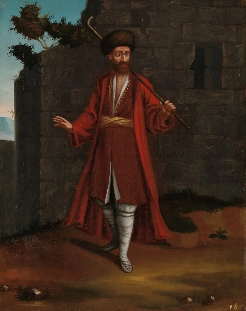 Man from the Bulgarian Coast, by Jean Baptiste Vanmour, oil, 1718