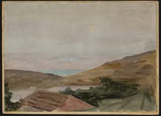 Tiberias. From the journey to Palestine, by Jan Ciągliński, unspecified, 1901
