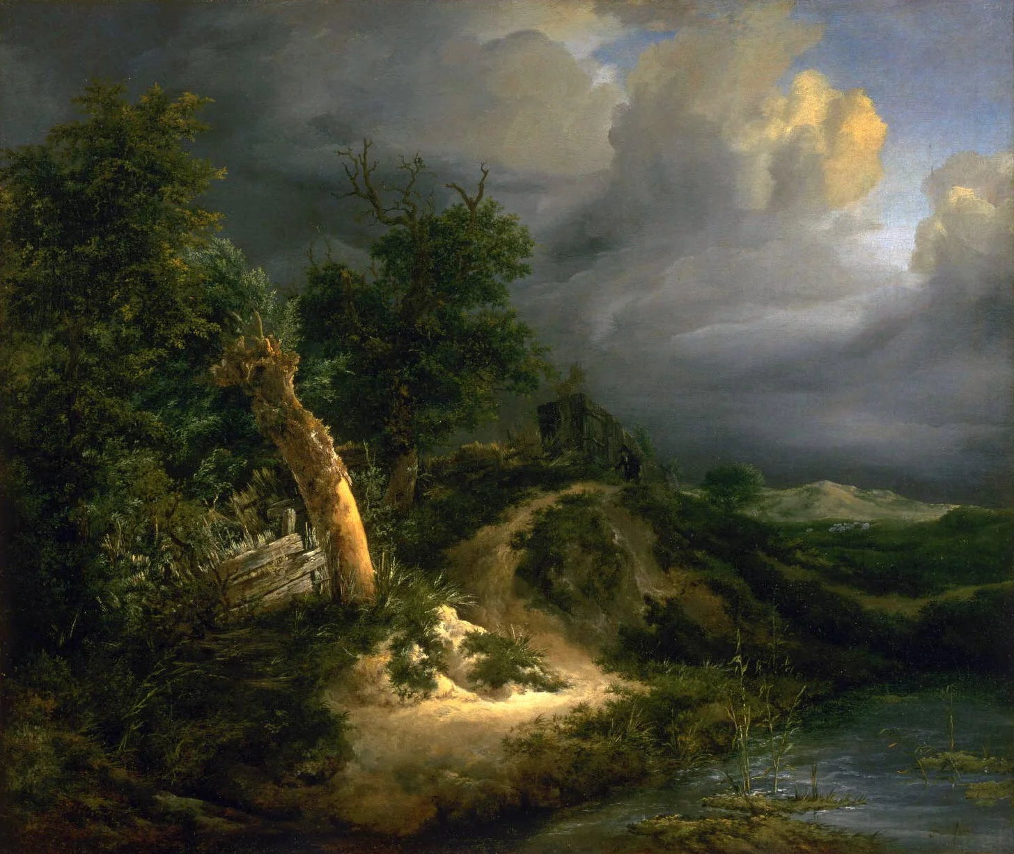Storm on the Dunes, detail