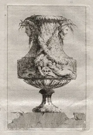 Suite of Vases:  Plate 20, by Jacques François Saly, 1746