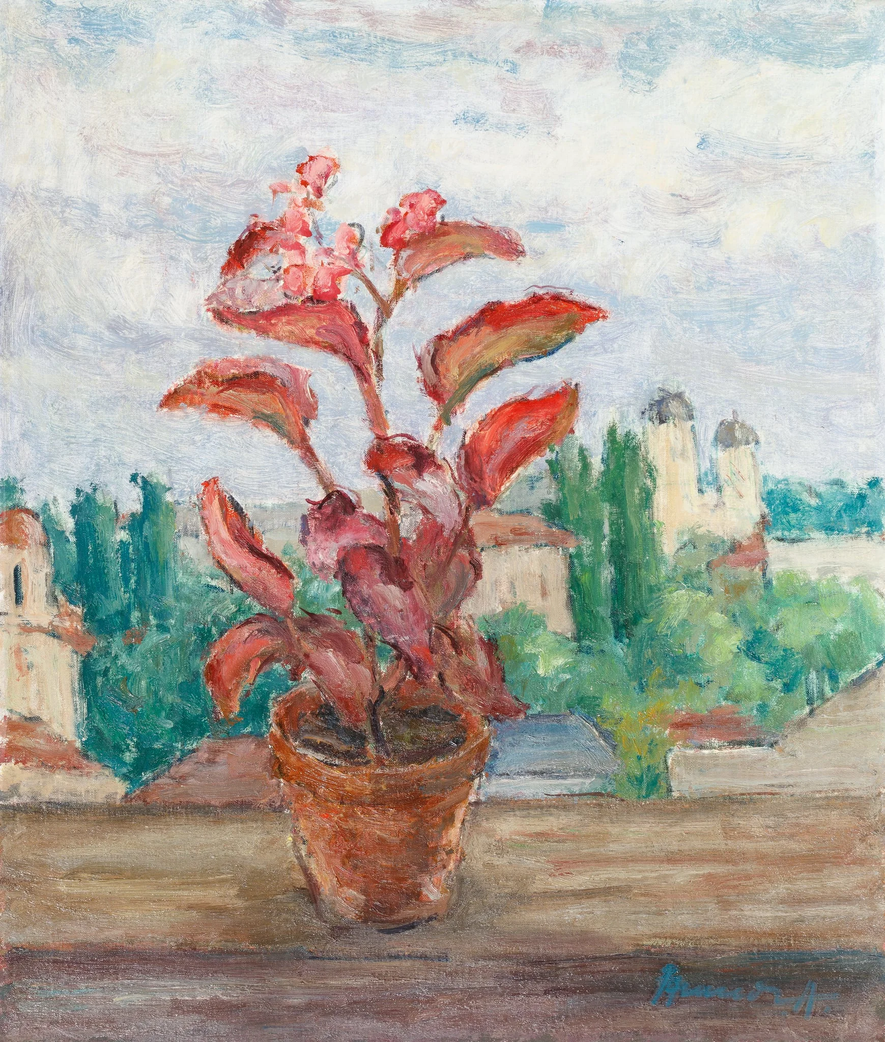 Flori de gheață la fereastră, detail