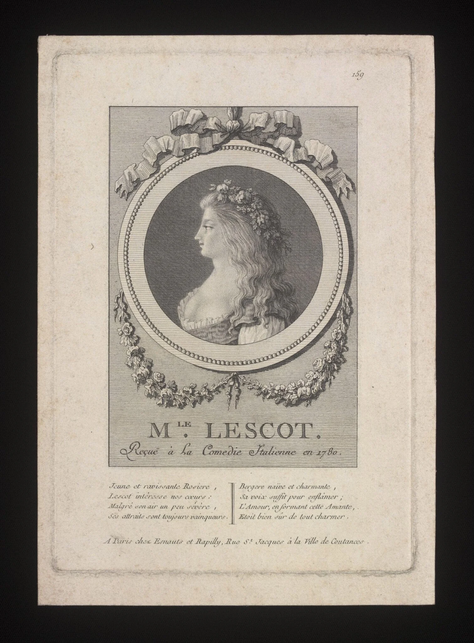 Mlle Lescot, detail