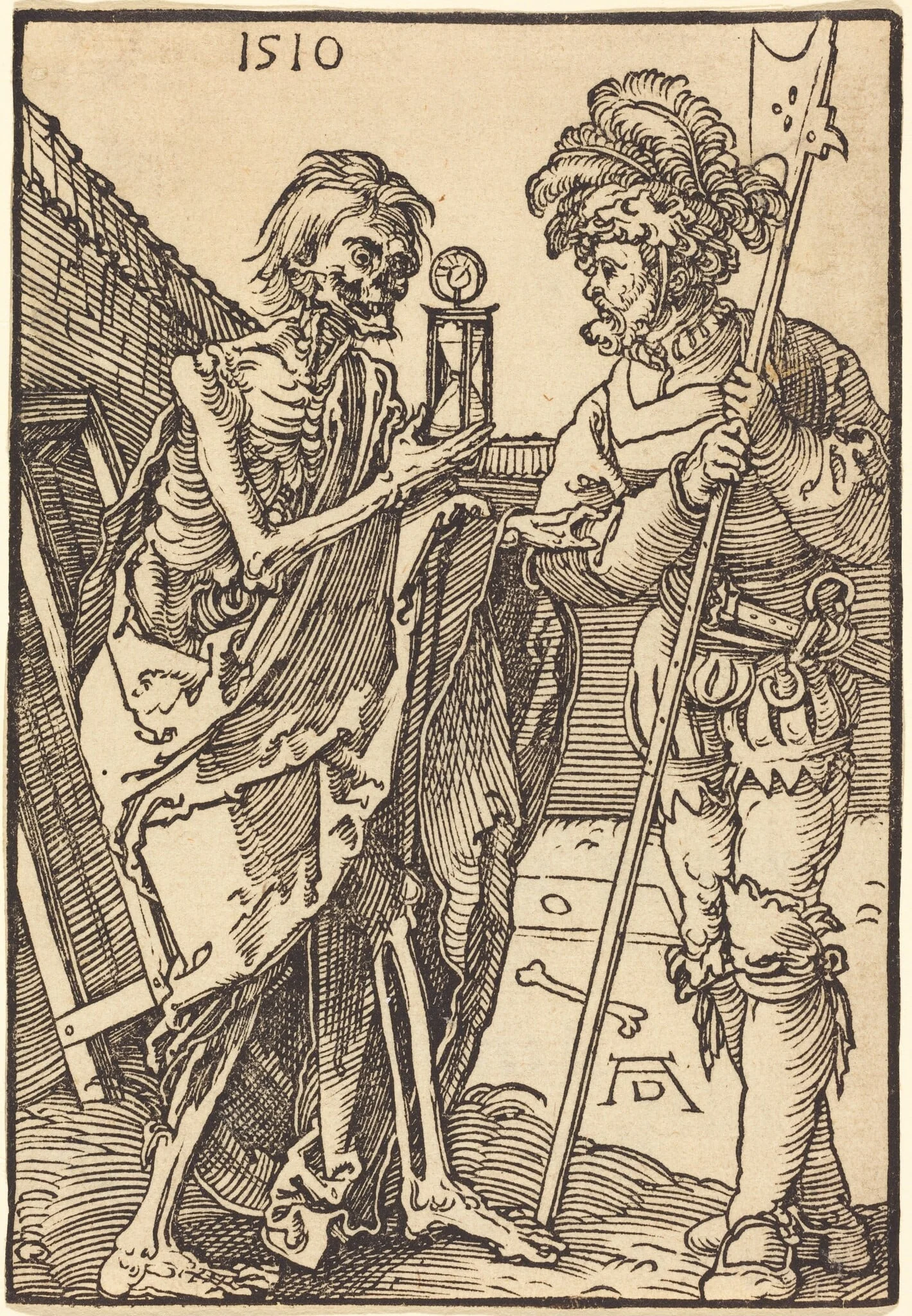 Death and the Lansquenet, detail