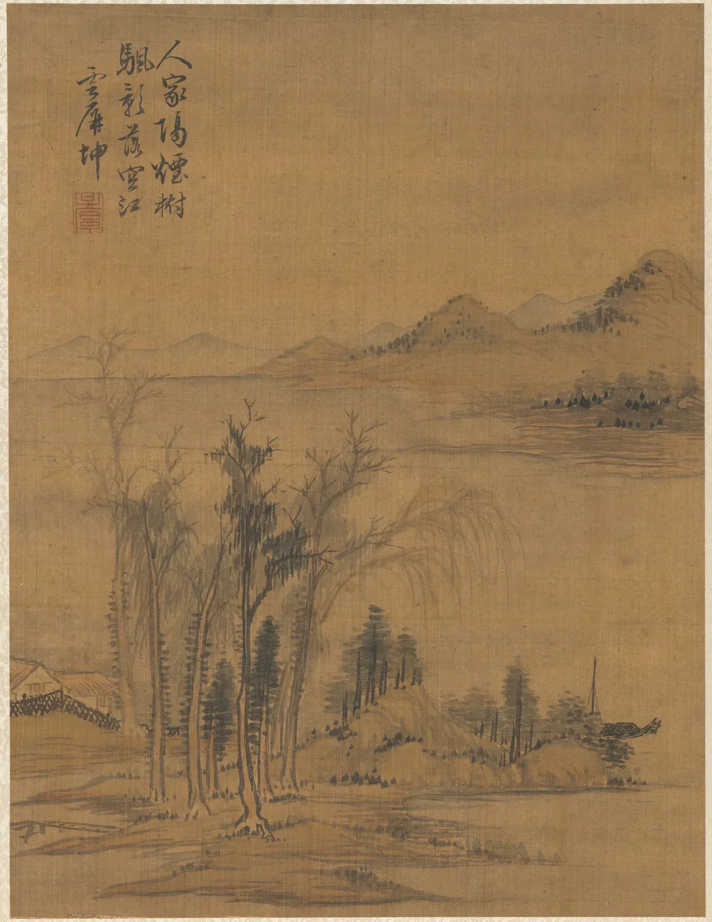 Landscape, by Zhai Dakun, unspecified, 1775