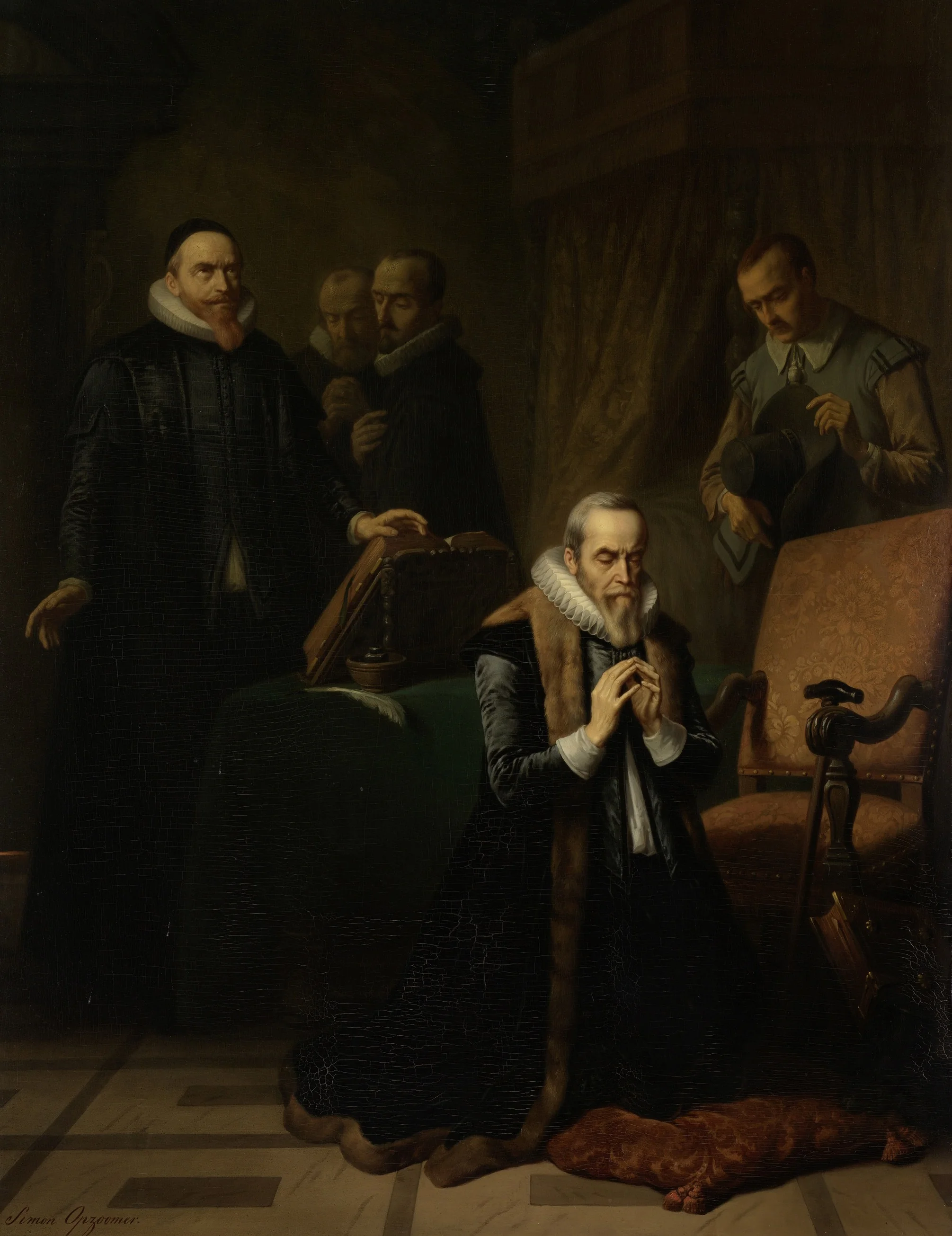 The final prayer of Johan van Oldenbarneveldt, detail