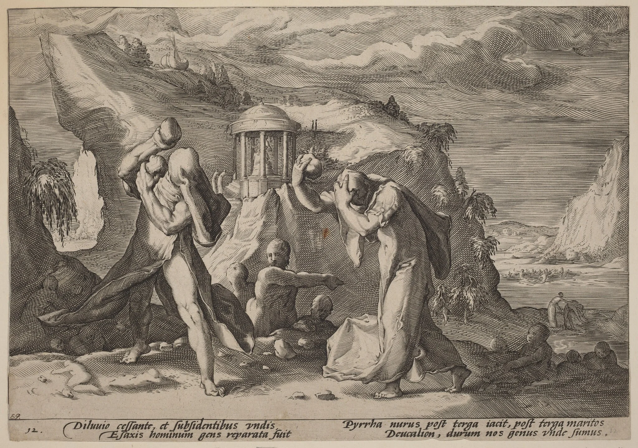 Deucalion and Pyrra Repeopling the Earth, detail