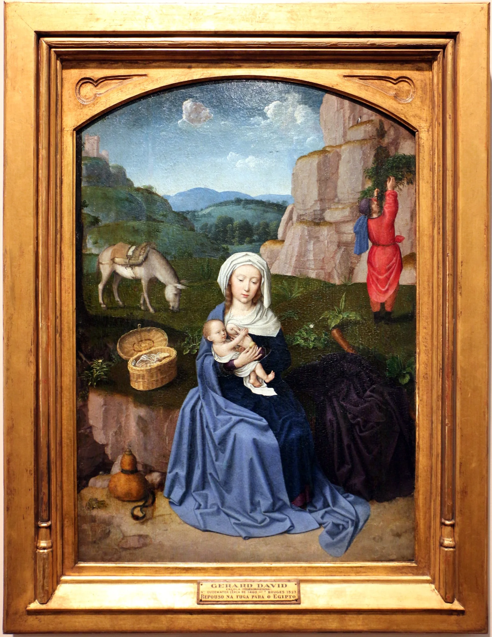 Rest on the Flight into Egypt, detail
