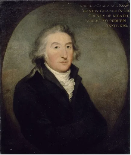 Portrait of Andrew Caldwell (1733-1808), detail