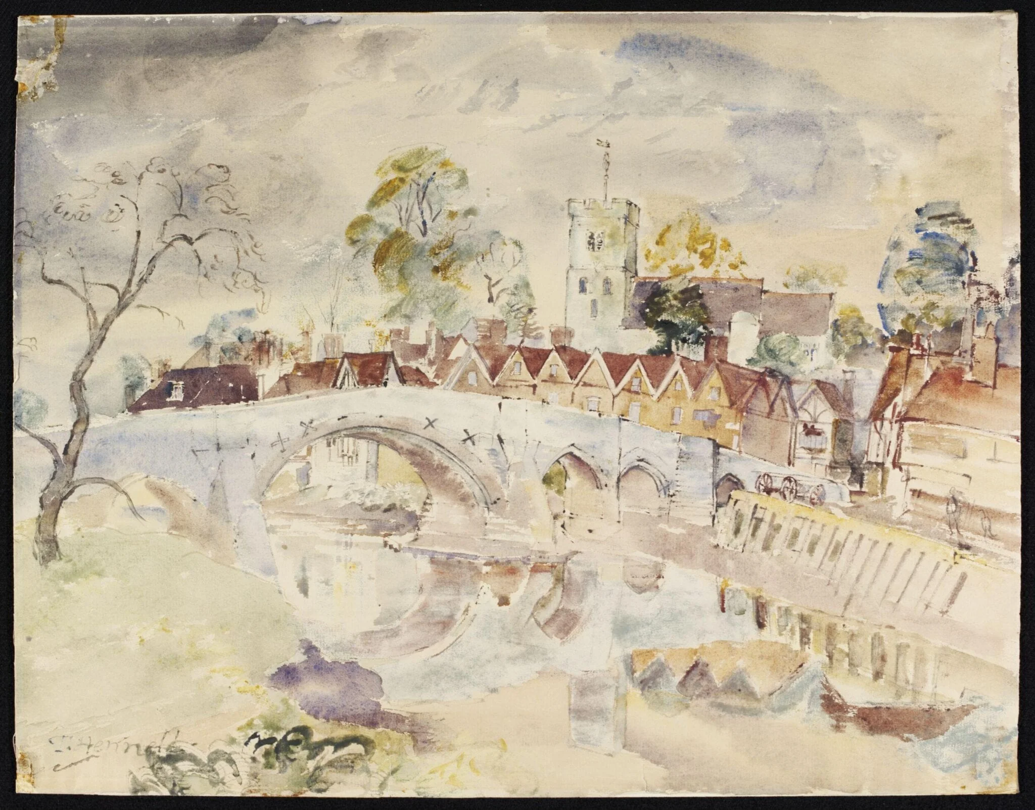Aylesford Bridge, detail