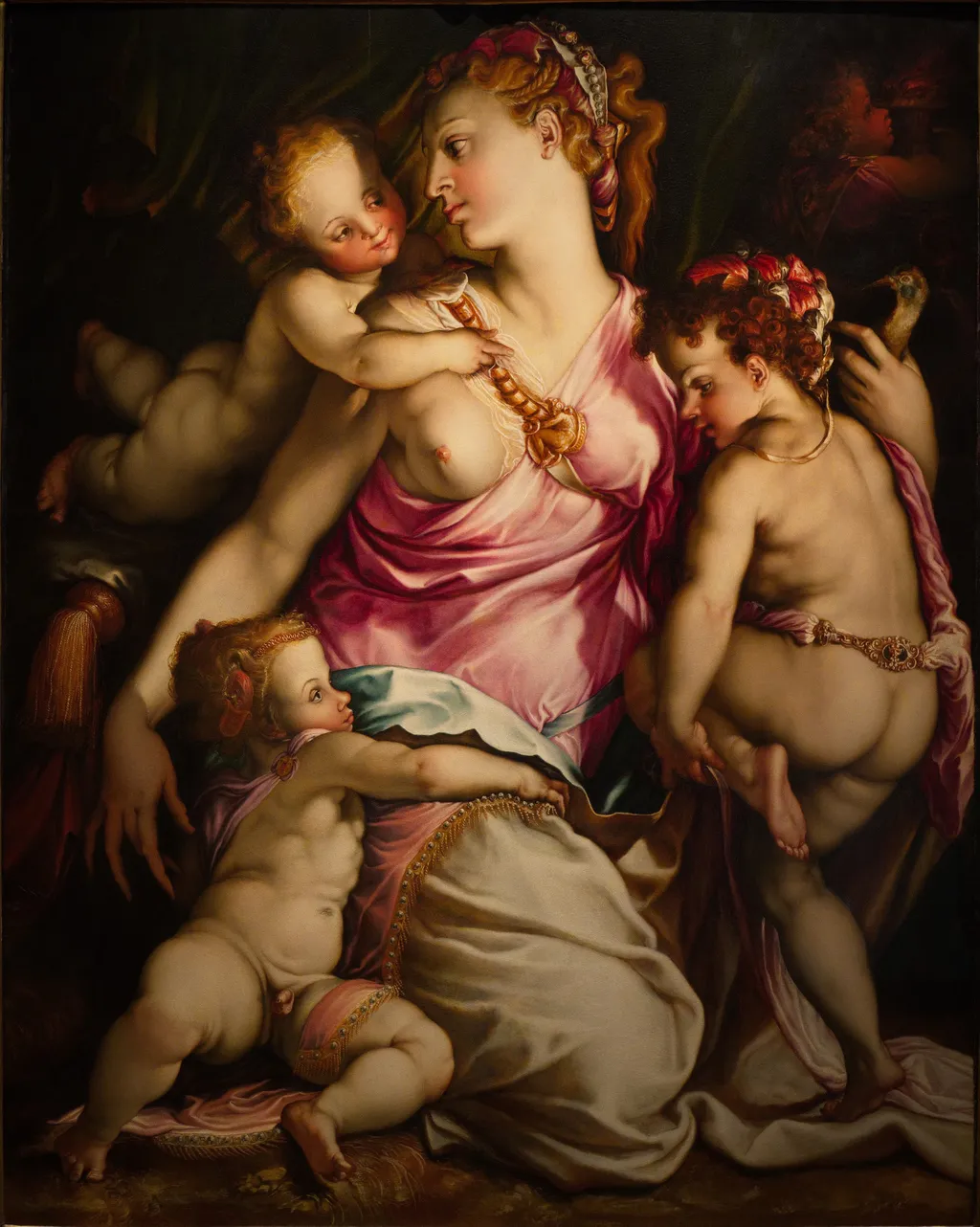 Charity, by Francesco Salviati, oil, 1540
