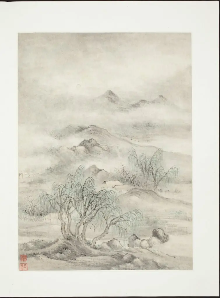Landscapes After Old Masters, by Shen Shichong, unspecified, 1619