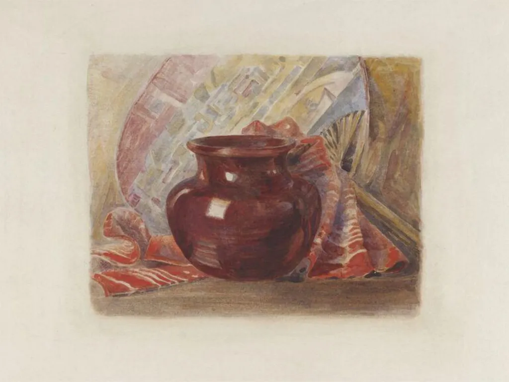 A study in reds, by Beatrix Potter, watercolor, 1900