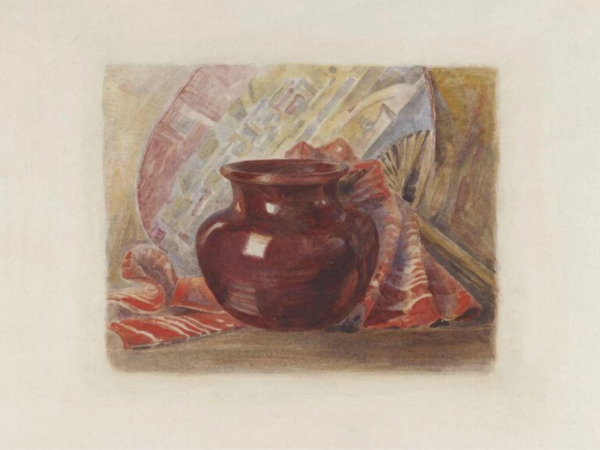 A study in reds, detail