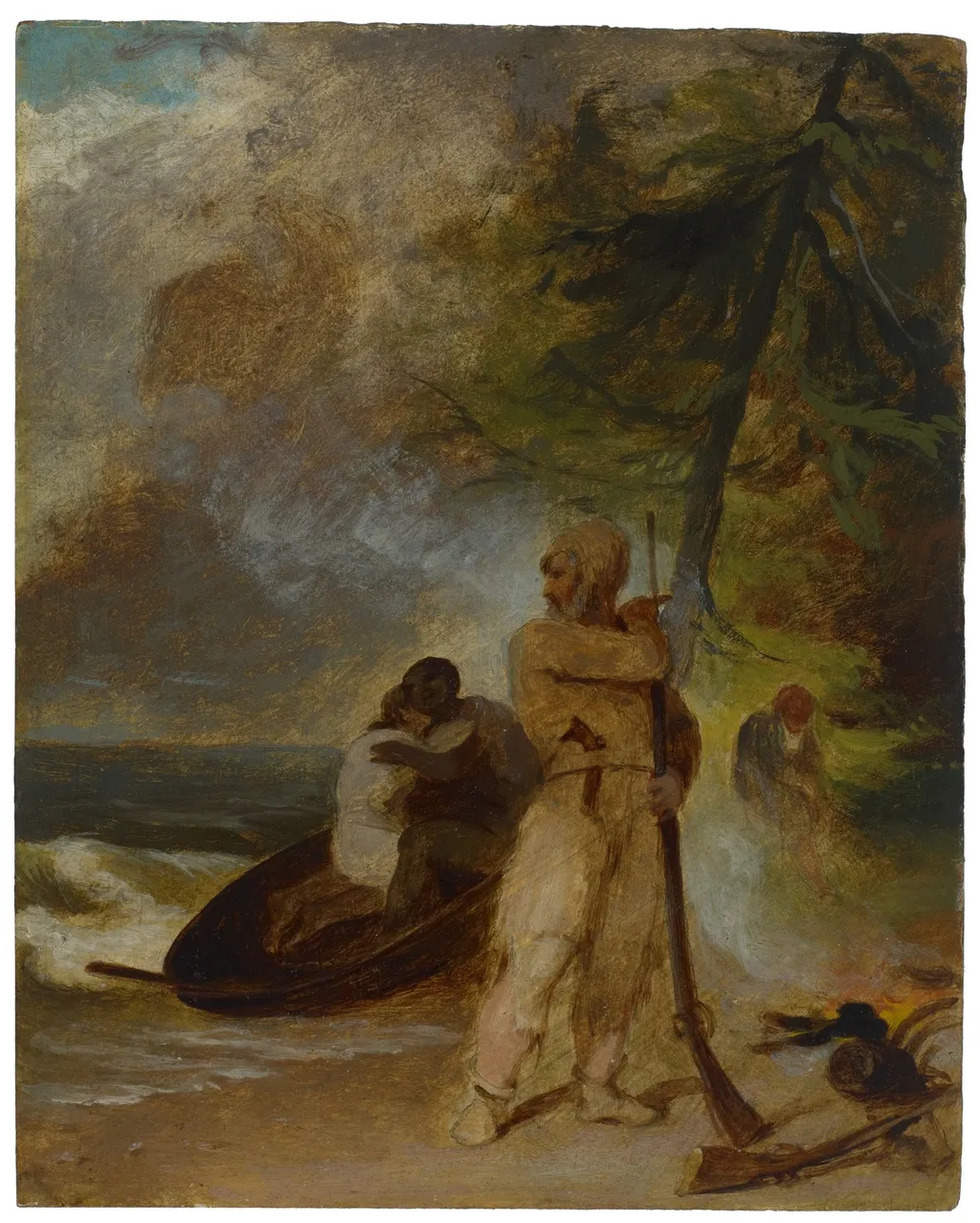Friday's Father Rescued, by Thomas Sully, unspecified, 1833