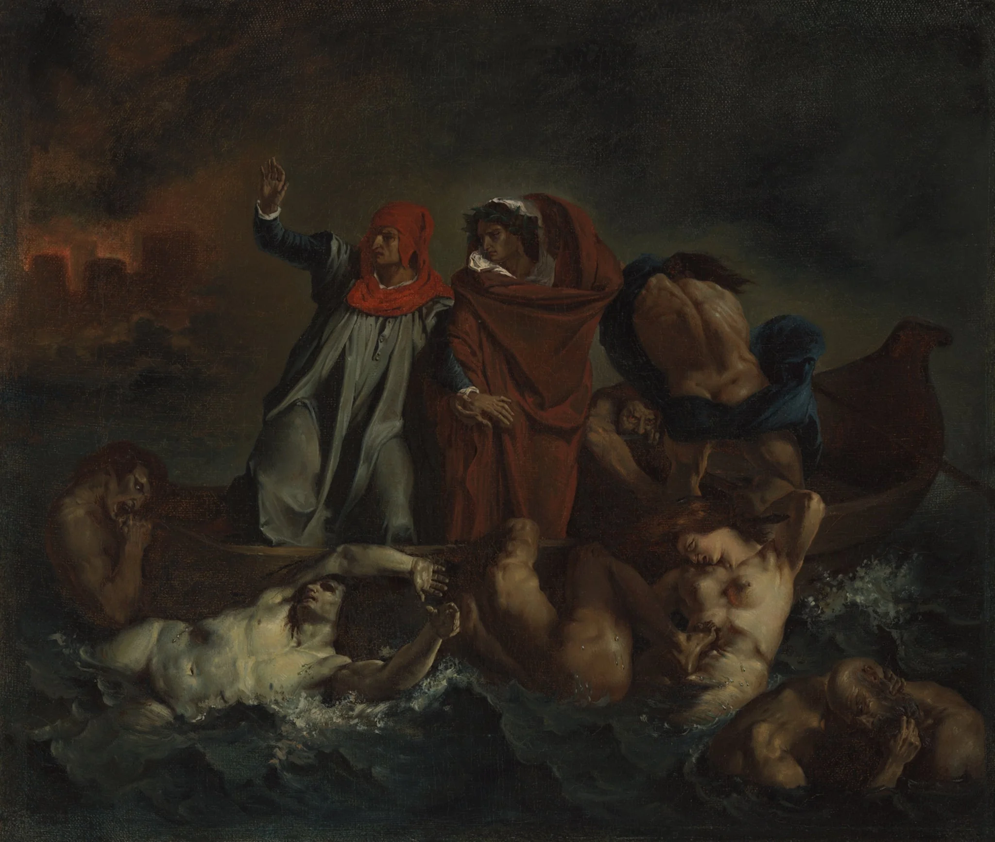 Dante's Bark, detail