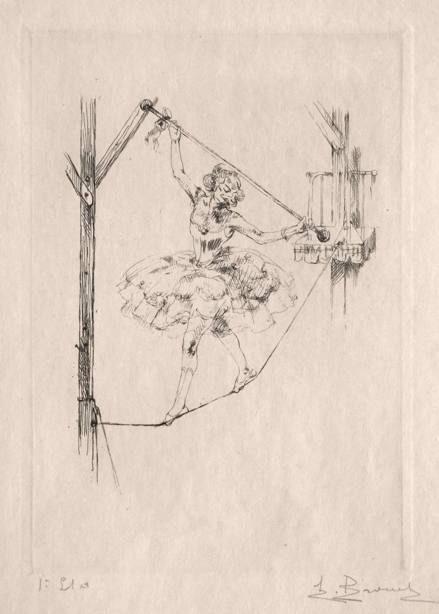 Tightrope Dancer, detail