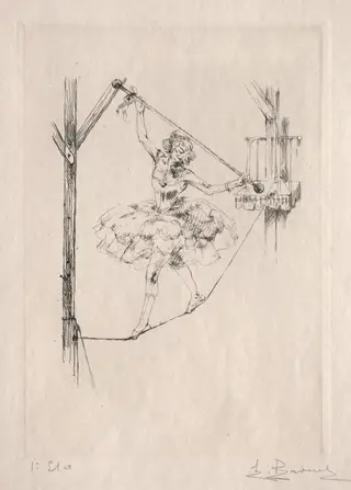 Tightrope Dancer, by Auguste Brouet, 1922