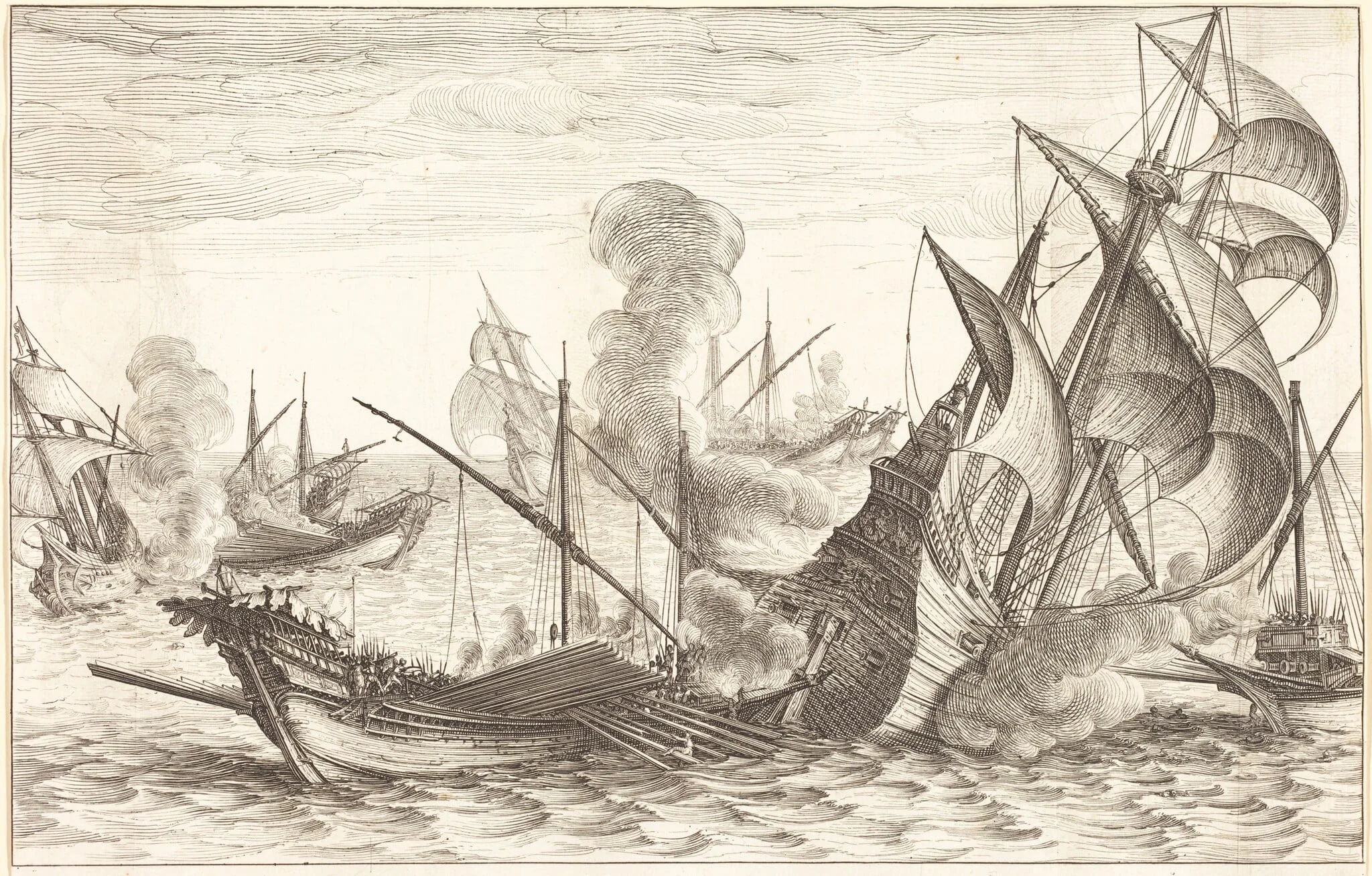 The Second Naval Battle, detail