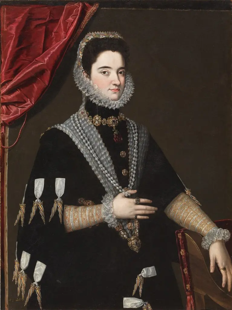 Portrait of a Lady, by Scipione Pulzone, oil, 1593