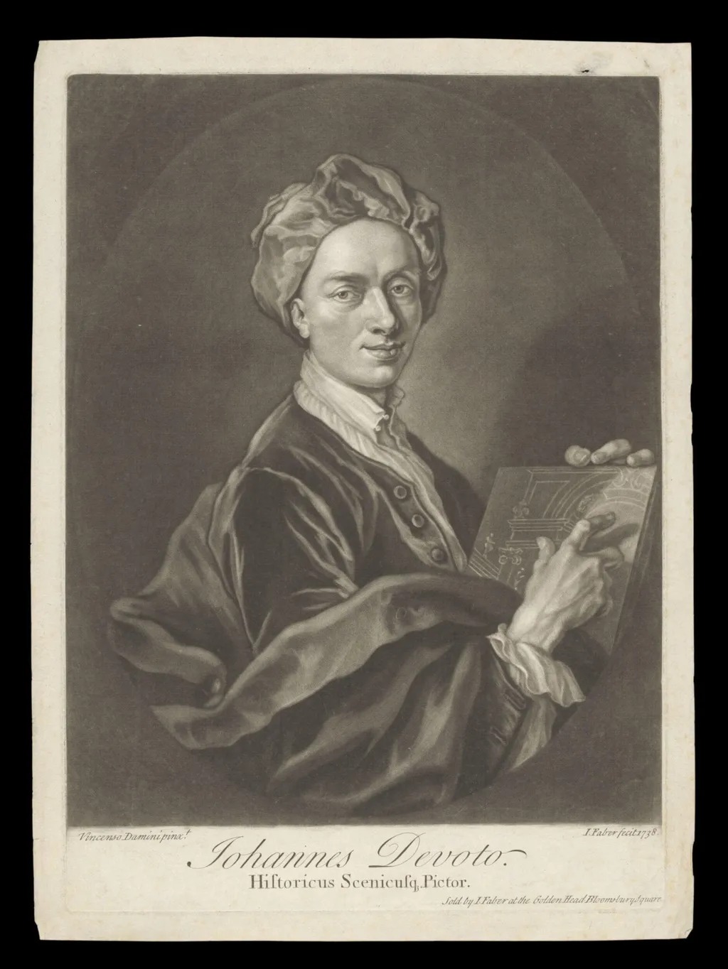 H Beard Print Collection, by Vincenzo Damini, 1738