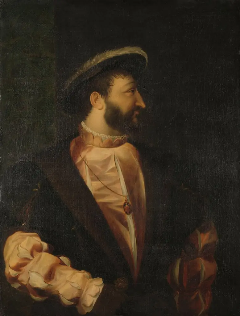 Portrait of Francis I, King of France, by Benjamin Wolff, oil, 1809