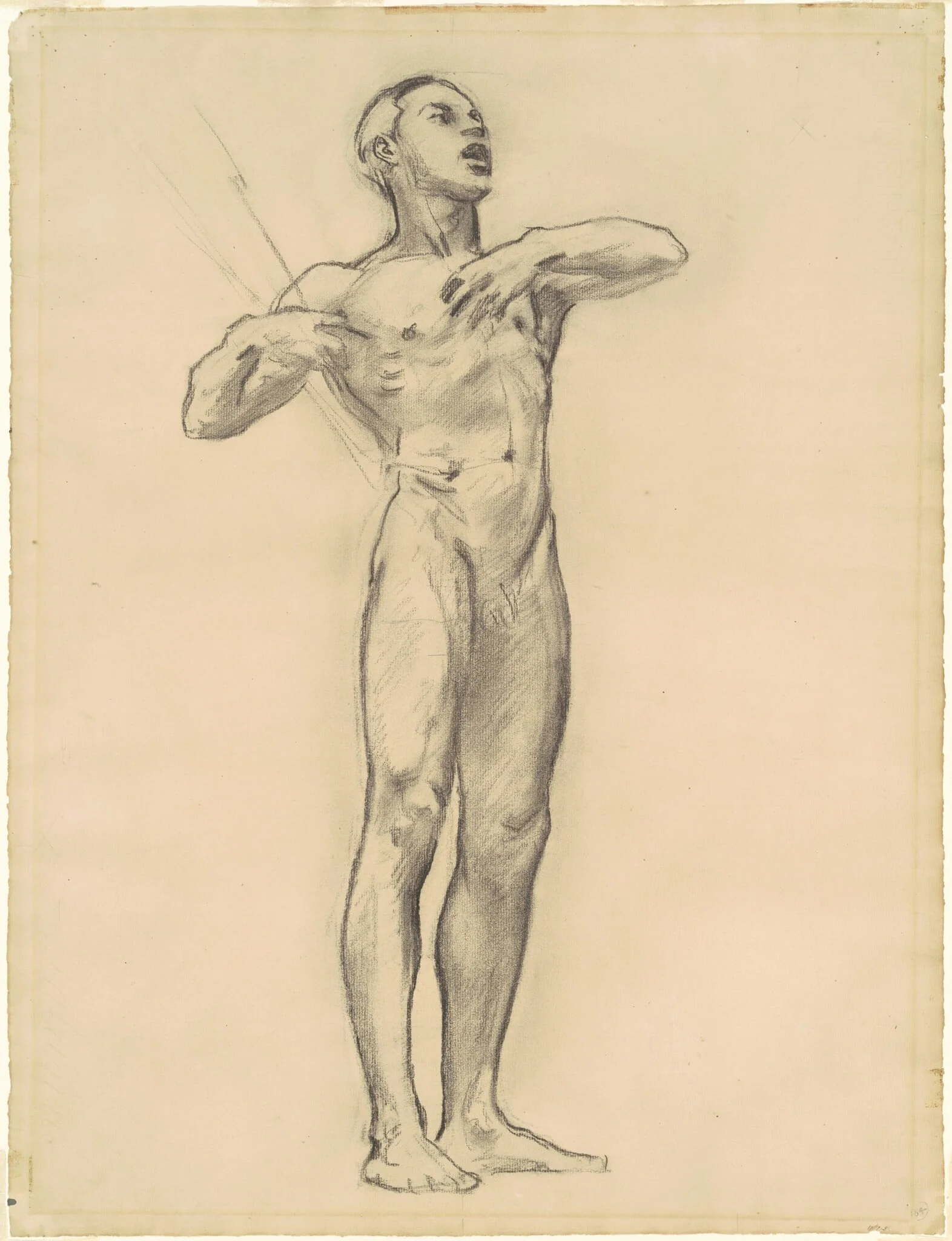 Study of Orpheus for "Classic and Romantic Art", detail