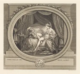 Nouvelles du bien-aime, by François Marie Isidore Queverdo, ink, 1772