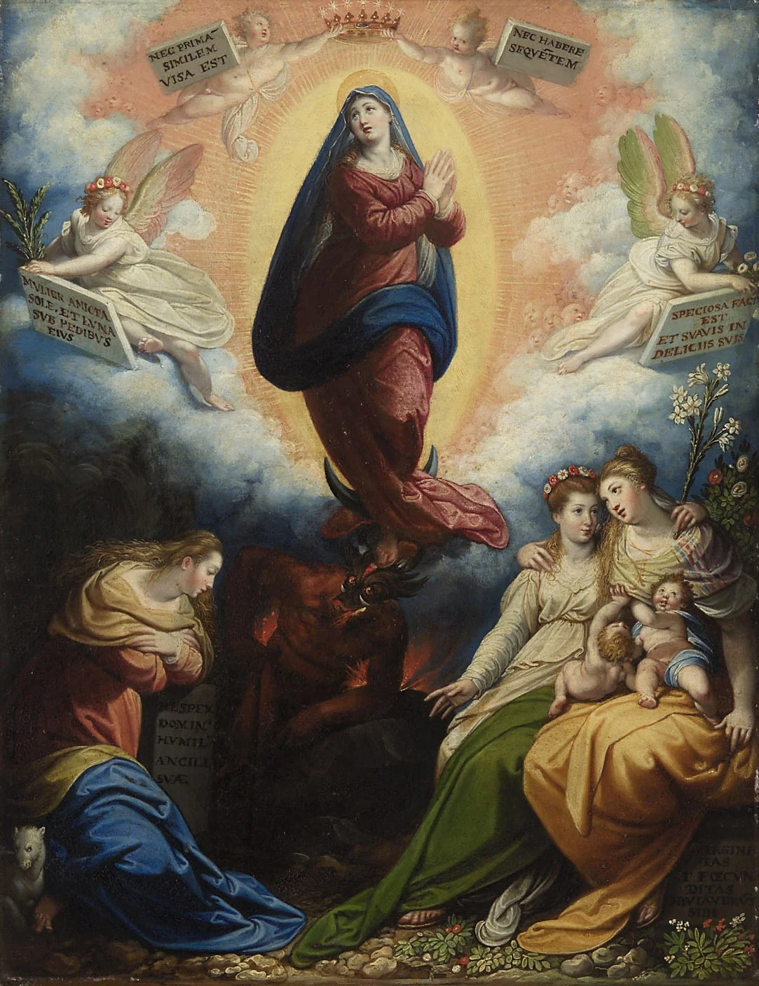 Immaculata, detail
