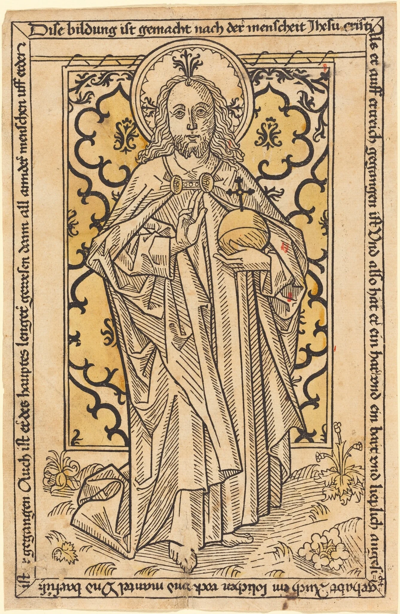 Christ as Salvator Mundi, detail
