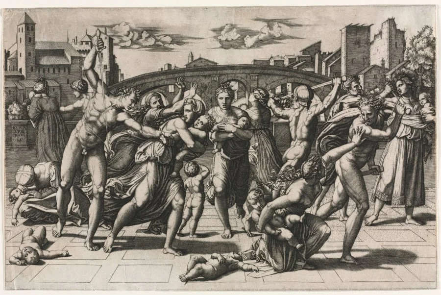 The Massacre of the Innocents (Without the Fir Tree), detail