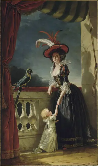 Portrait of Elisabeth of France, Duchess of Parma (1727-1759), by Adélaïde Labille-Guiard, oil, 1794