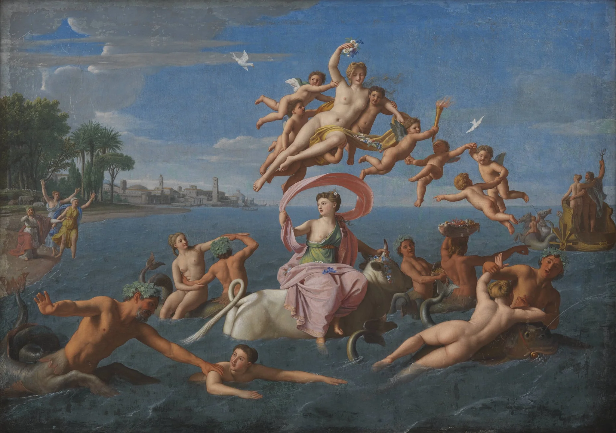 The Rape of Europe, detail