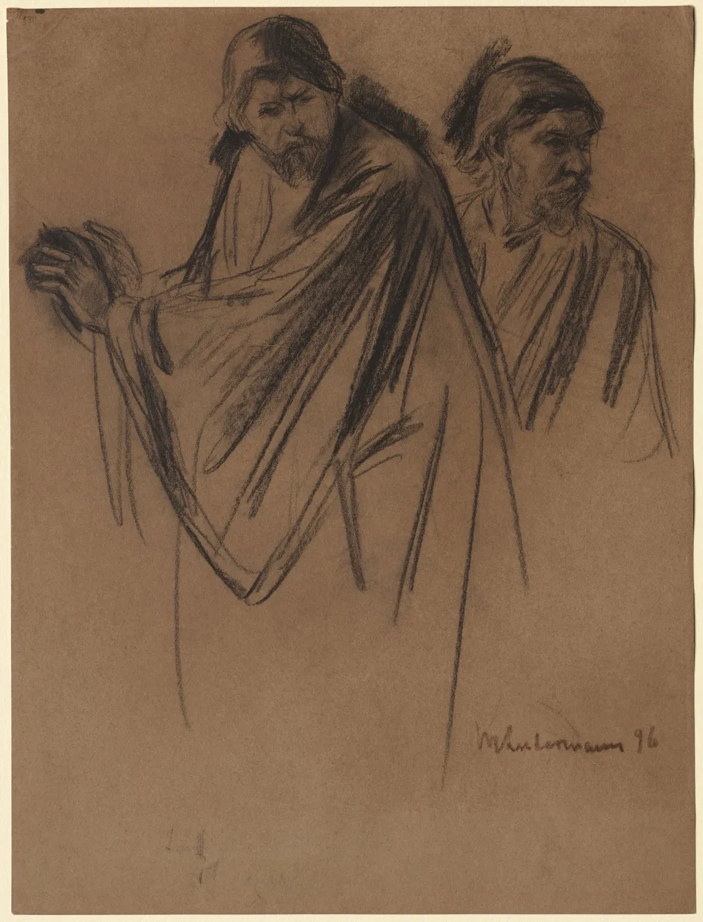 Studies for Saint Paul on the Way to Damascus, by Max Liebermann, 1896