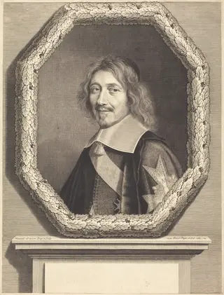 Chancellor Michel Le Tellier, by Robert Nanteuil, ink, 1661
