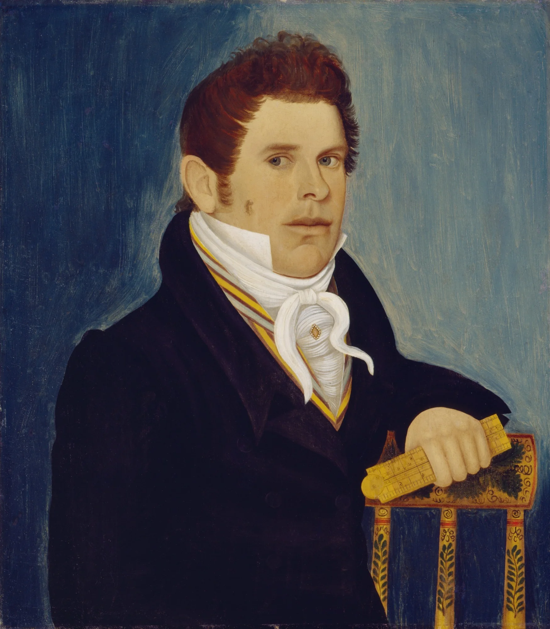 Man with Folding Rule, detail