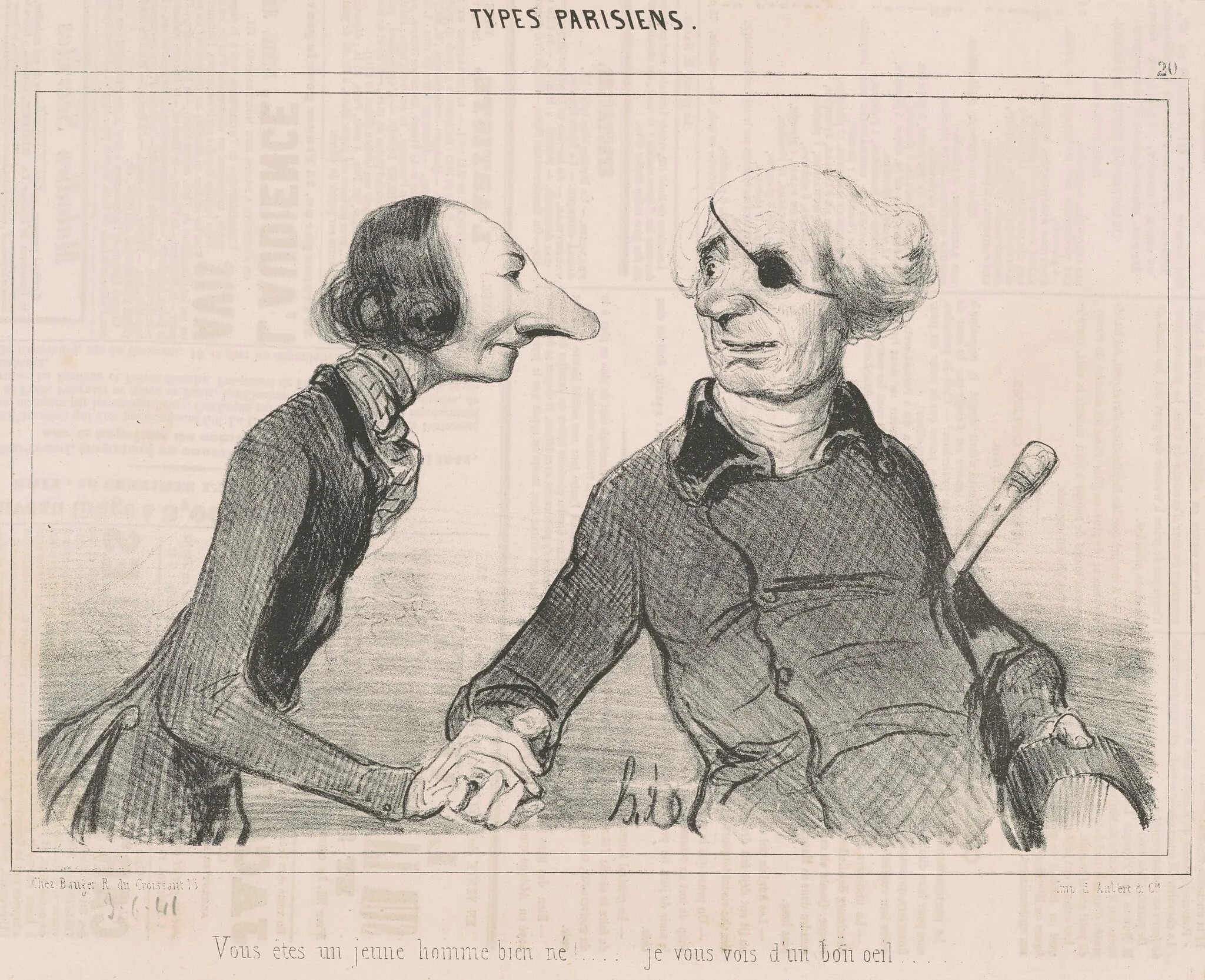Vous êtes un jeune homme bien né!..., detail