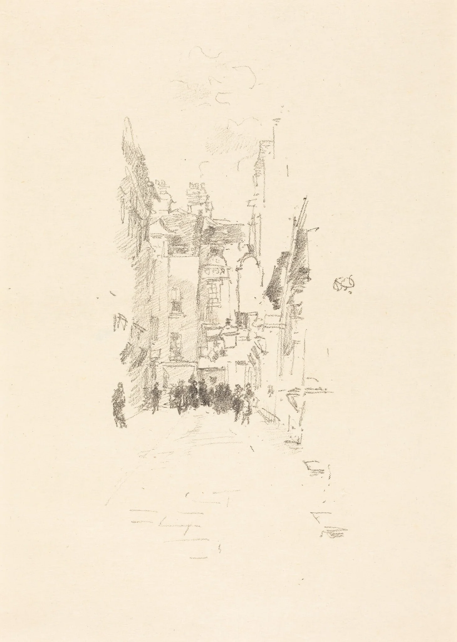 Little Court, Cloth Fair, detail