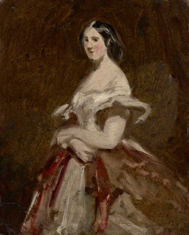 A Lady, detail